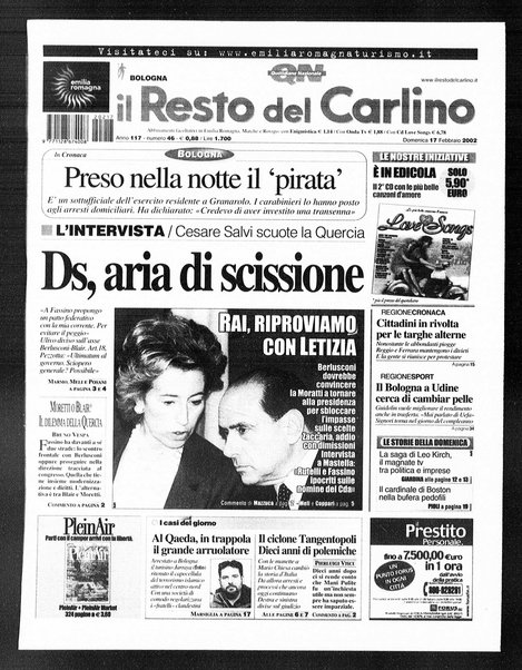 Il Resto del Carlino : giornale dell'Emilia